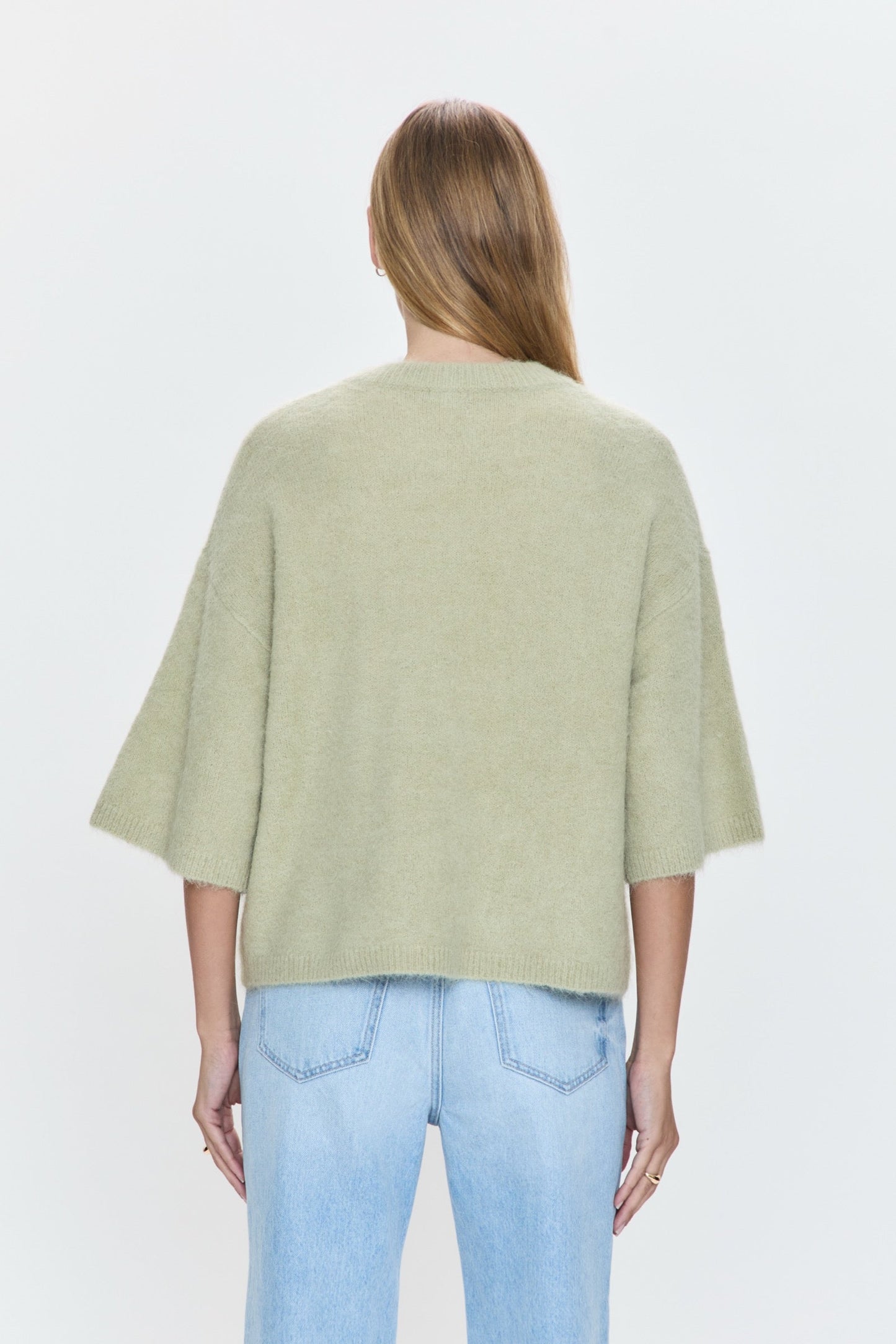 Micah Sweater Tee - Pistachio