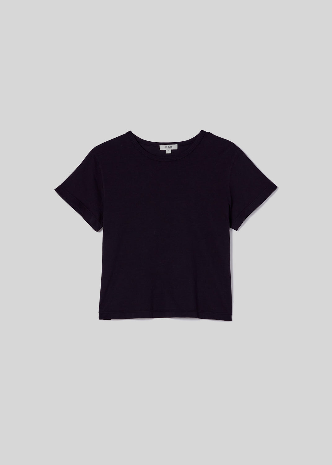 Adine Shrunken Tee in Black