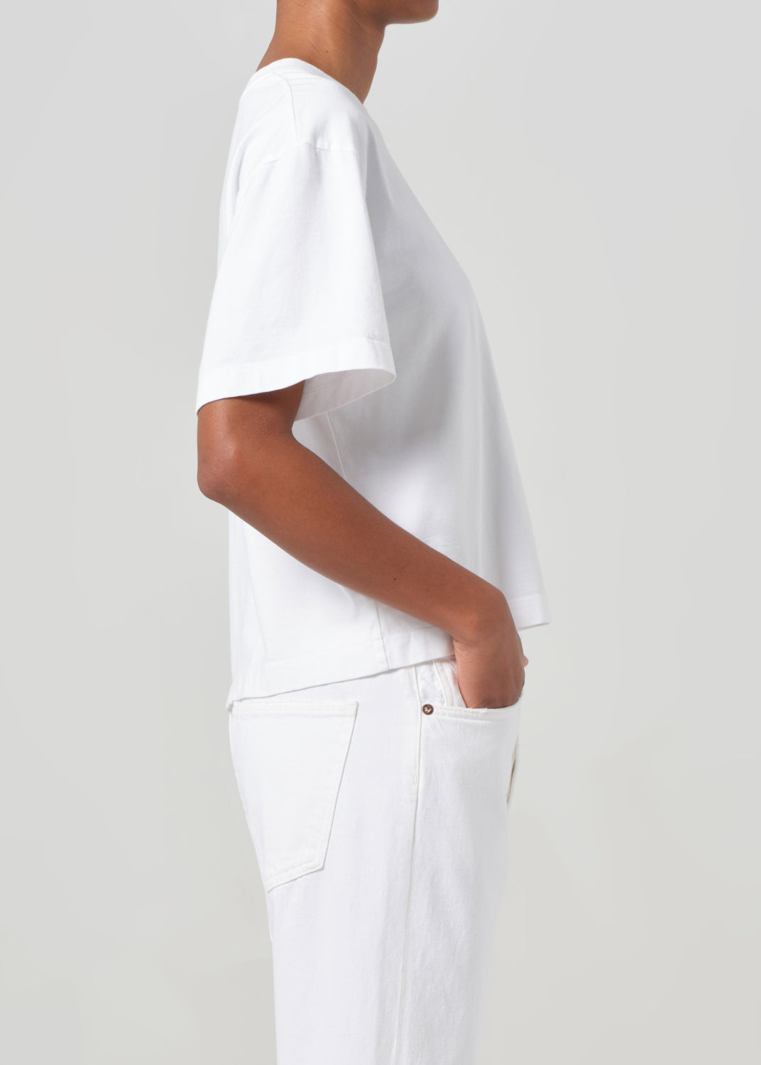 Sulma Tee in White