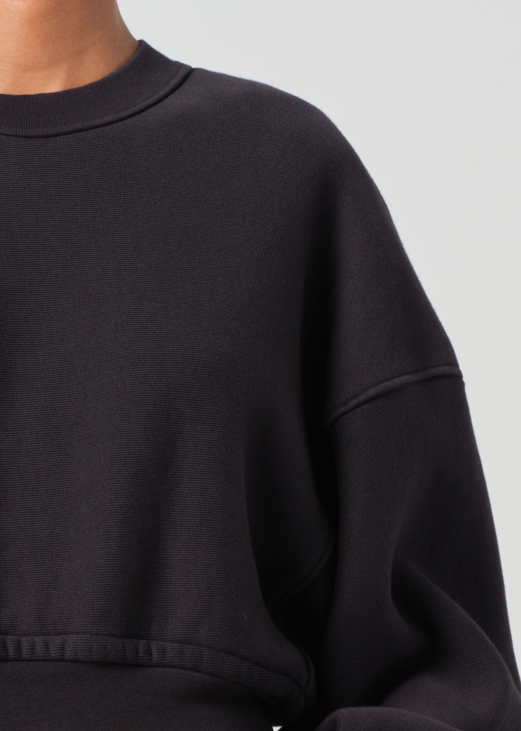 Kit Sweatshirt in Washed Black