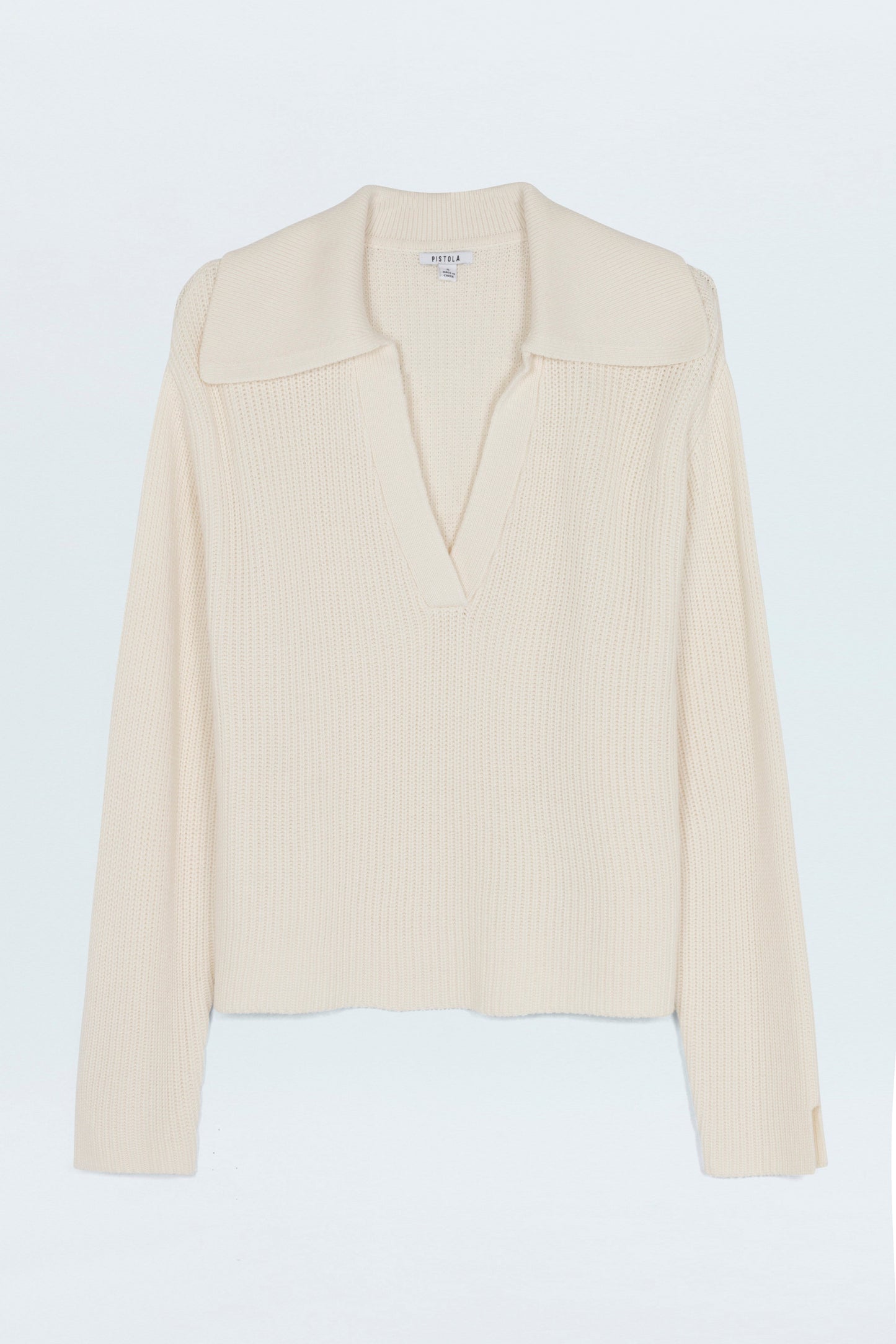 Darcy Big Collar Sweater - Shell