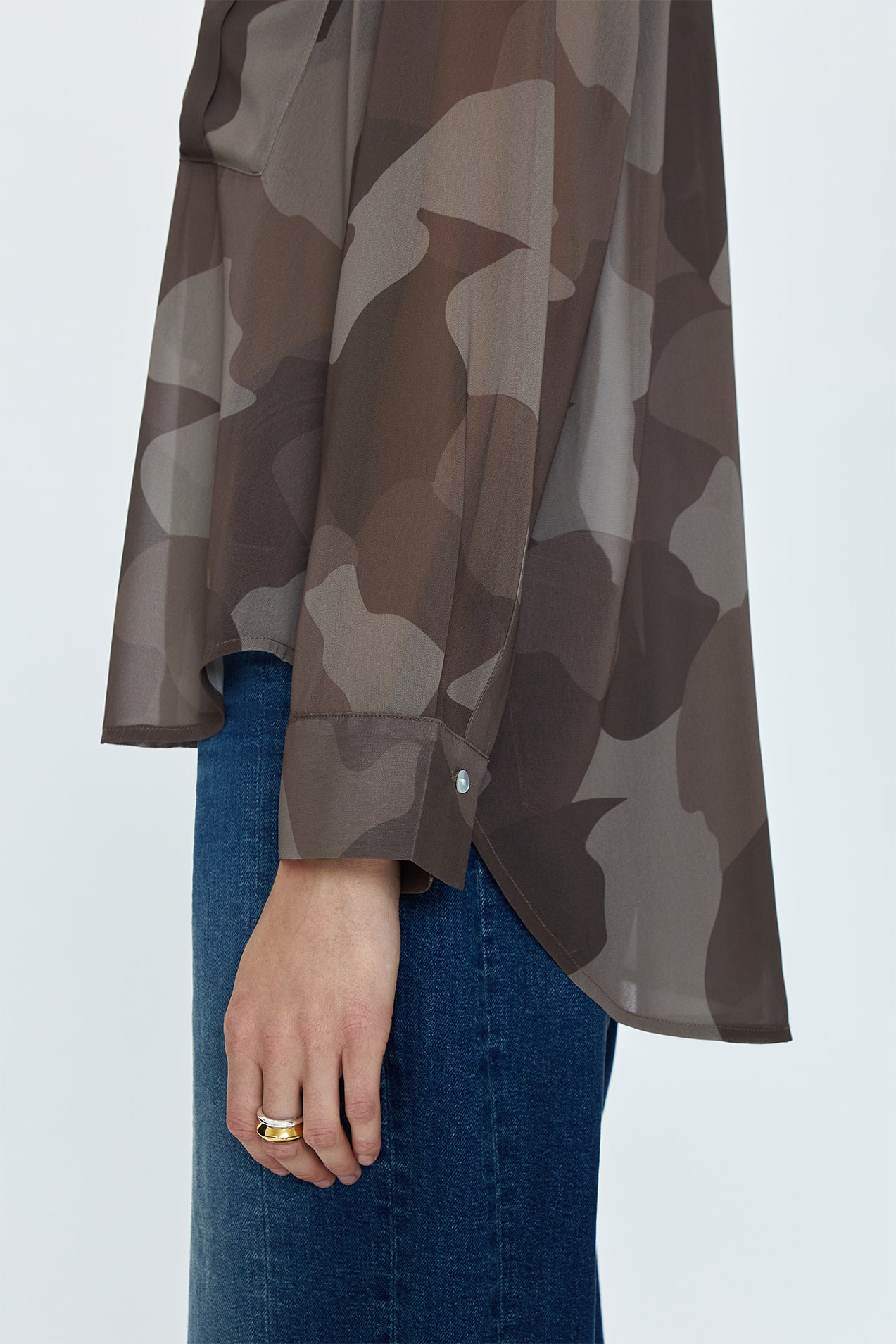 Reese Sheer Shirt - Camo