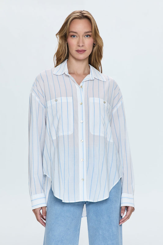 Samantha Shirt - Frost Stripe