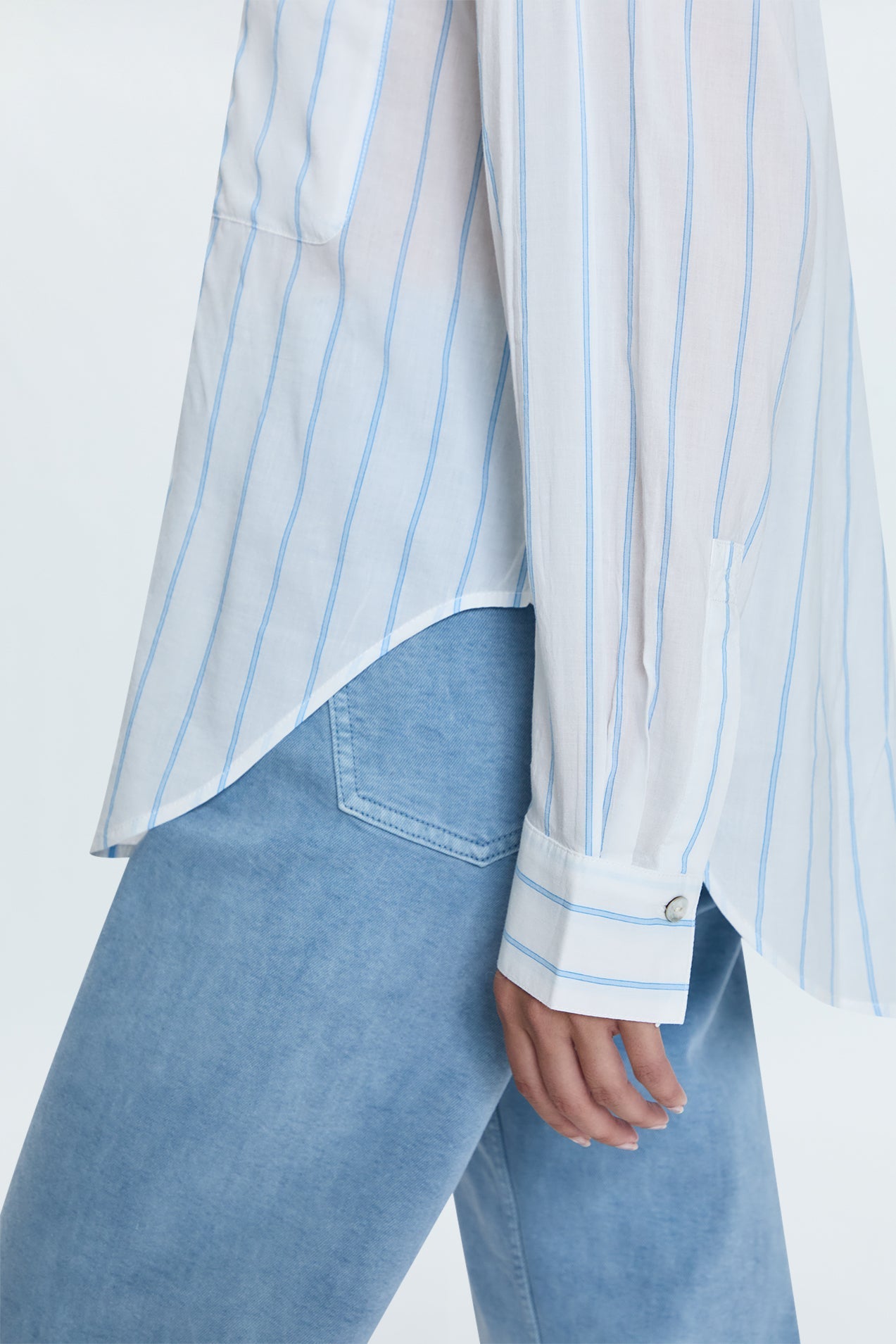 Samantha Shirt - Frost Stripe