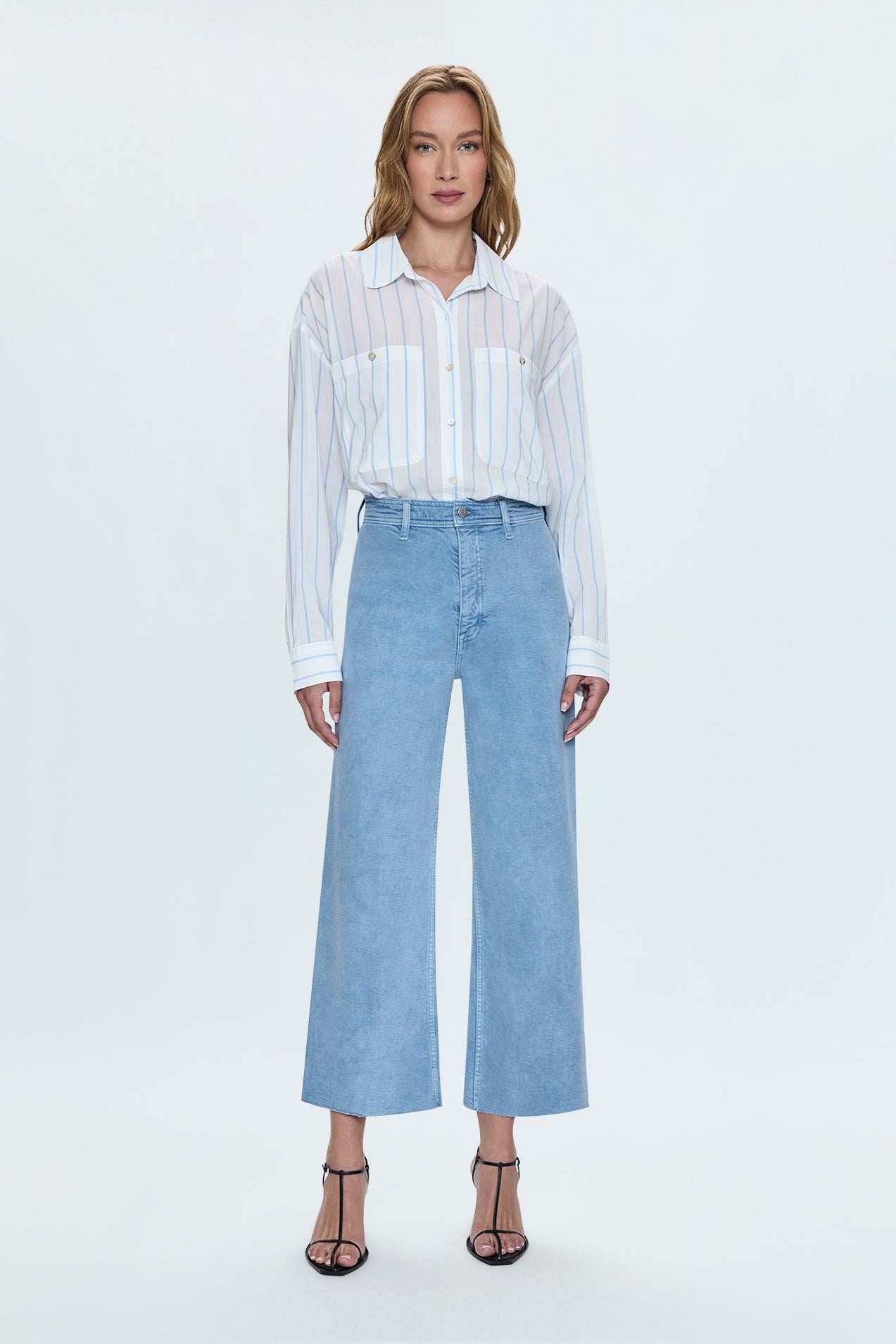 Samantha Shirt - Frost Stripe