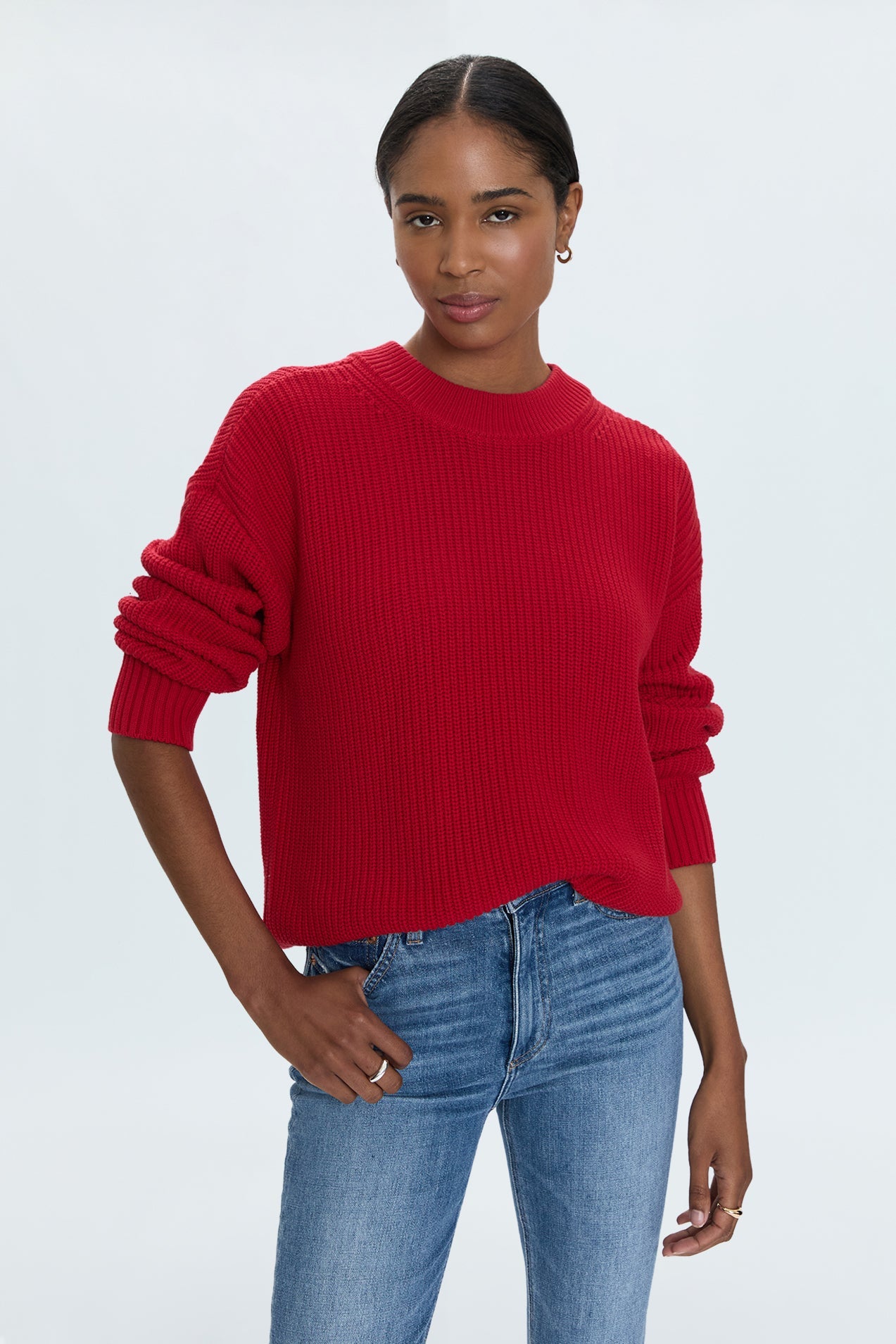 Eve Sweater - Ruby