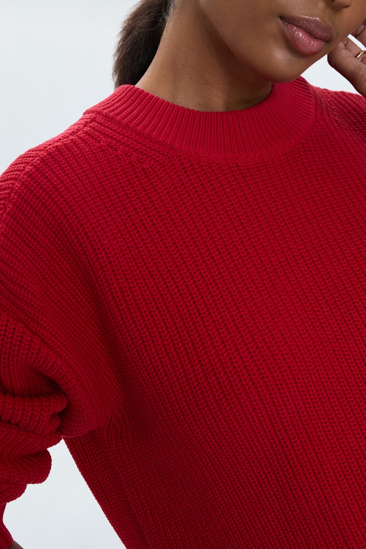 Eve Sweater - Ruby