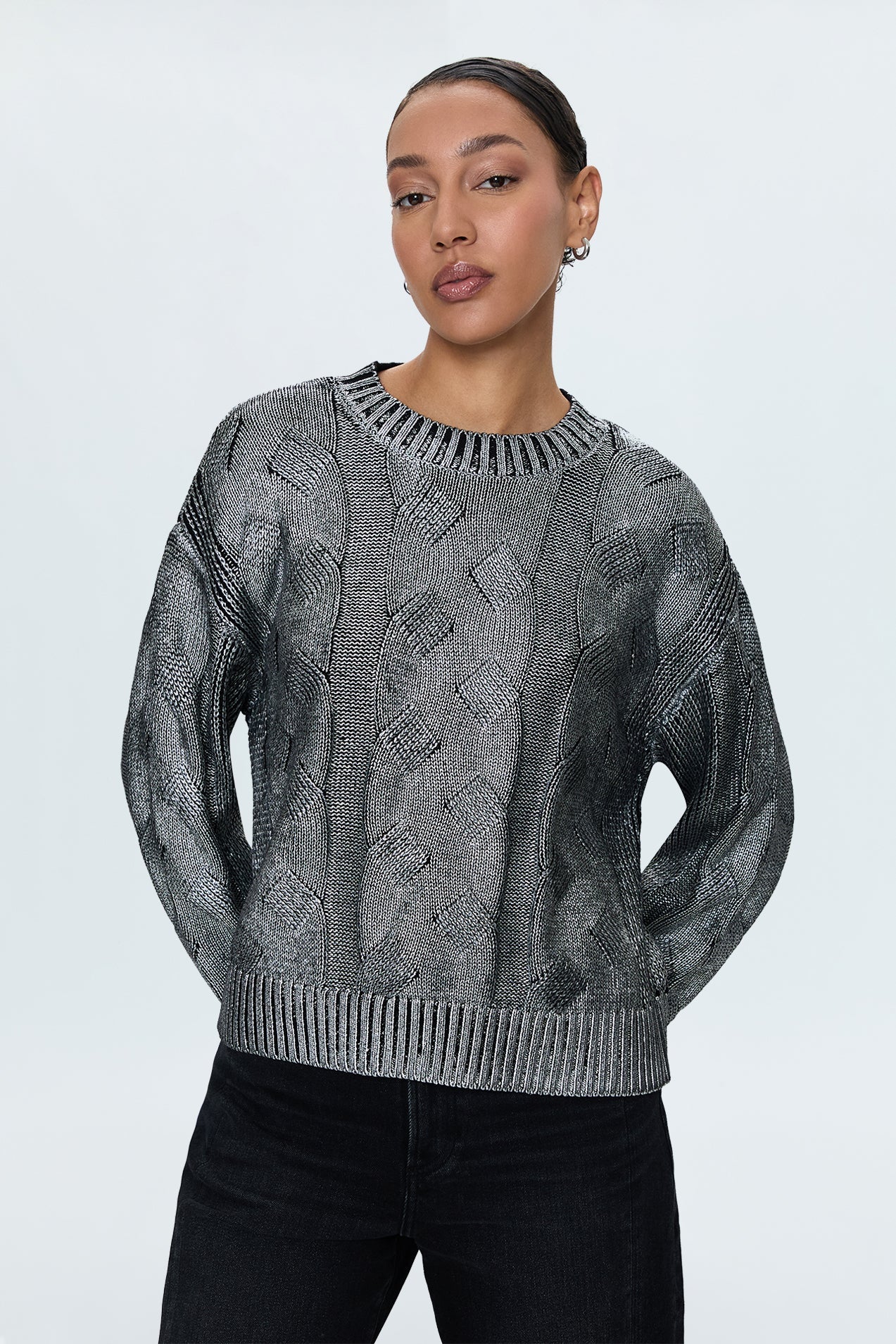 Everly Sweater - Gilded Midnight