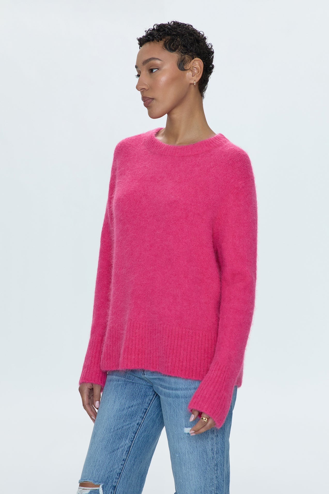 Ivy Sweater - Hot Pink