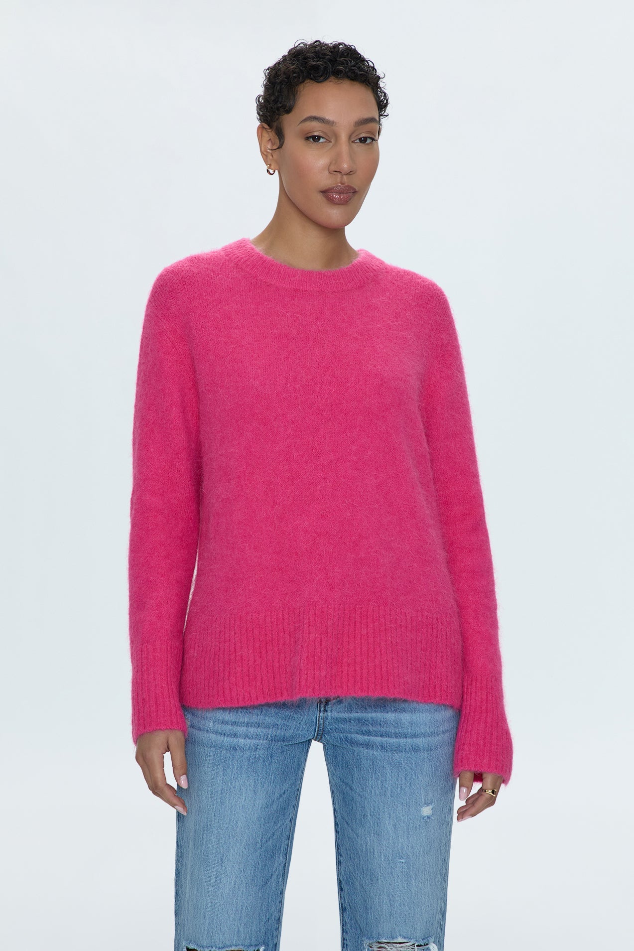 Ivy Sweater - Hot Pink