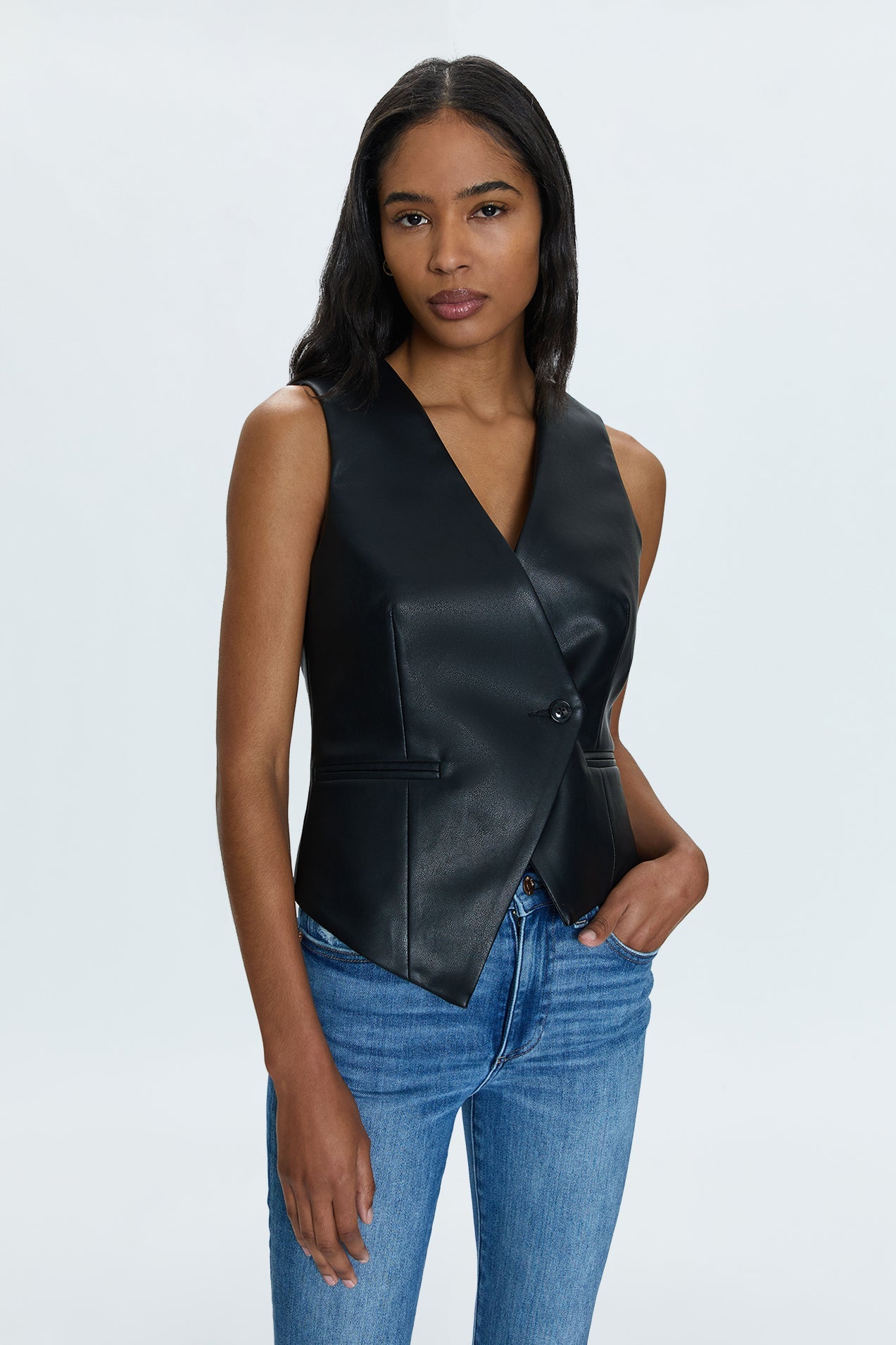 Arabella Vest - Slate Black