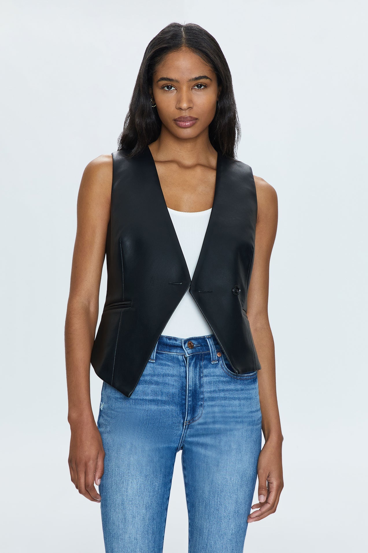 Arabella Vest - Slate Black