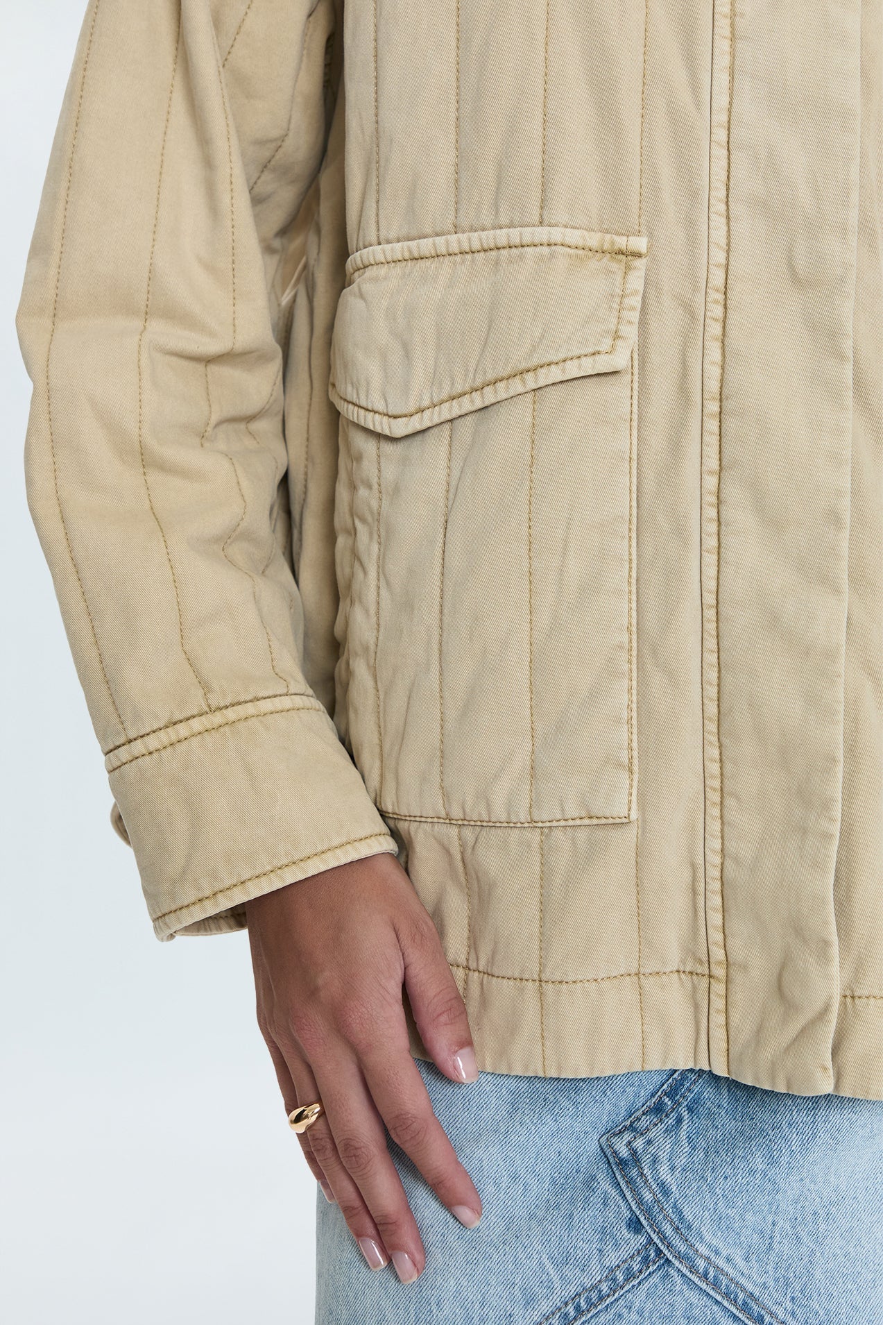 Cecile Quilted Jacket - Canoe