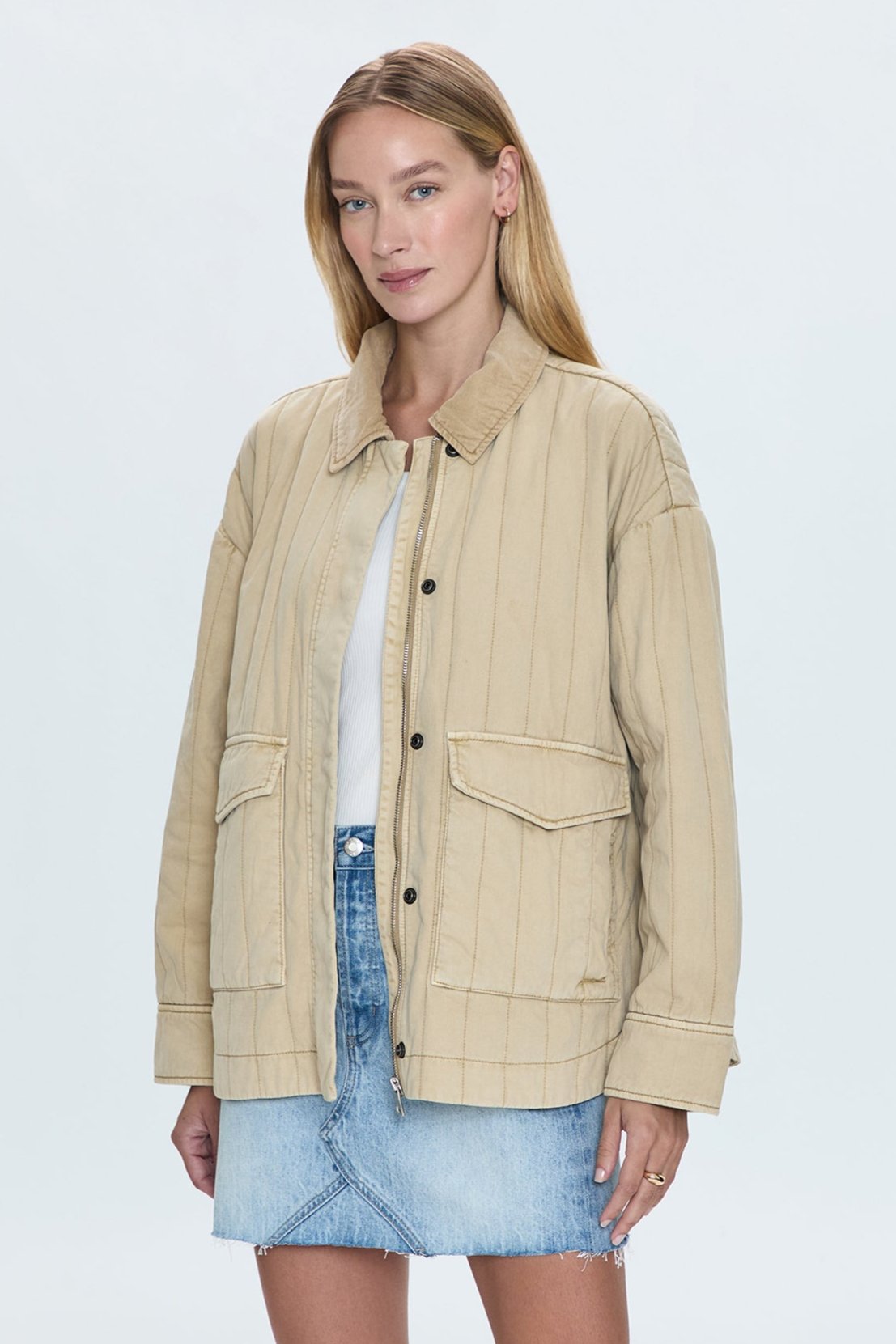 Cecile Quilted Jacket - Canoe