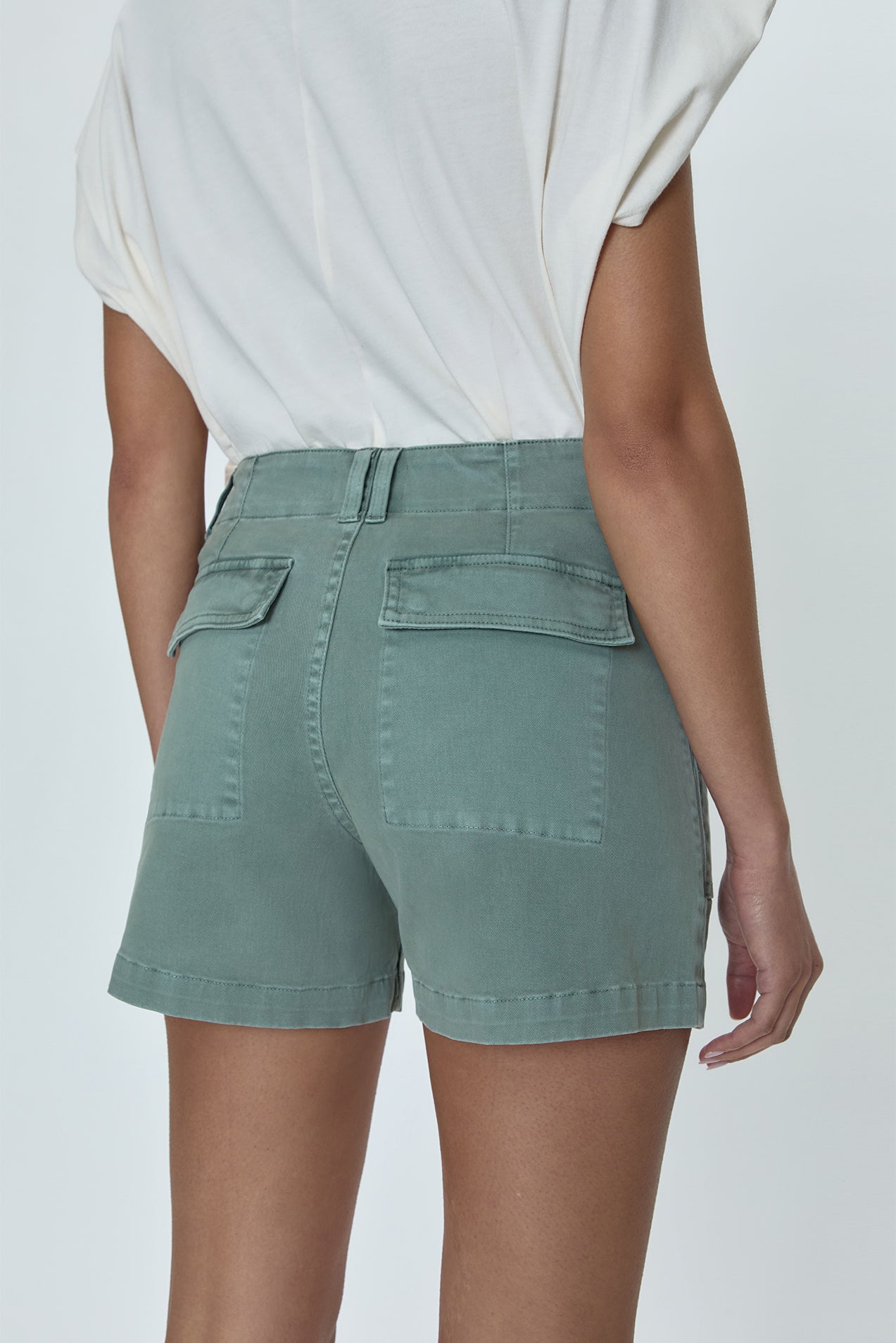 Marissa High Rise Utility Short - Bluff